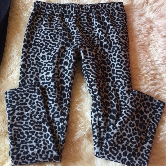 Legging black & cheetah print medium/large - Picture 2 of 5